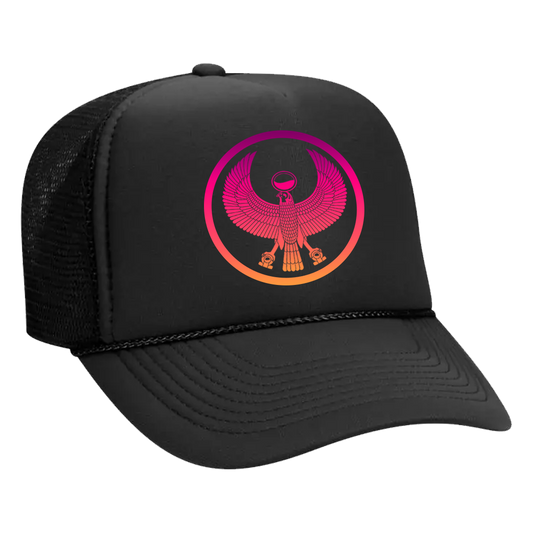 Earth, Wind & Fire Gradient Logo Trucker Hat