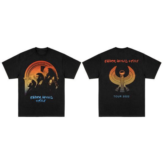 Earth, Wind & Fire Gradient Black T-Shirt