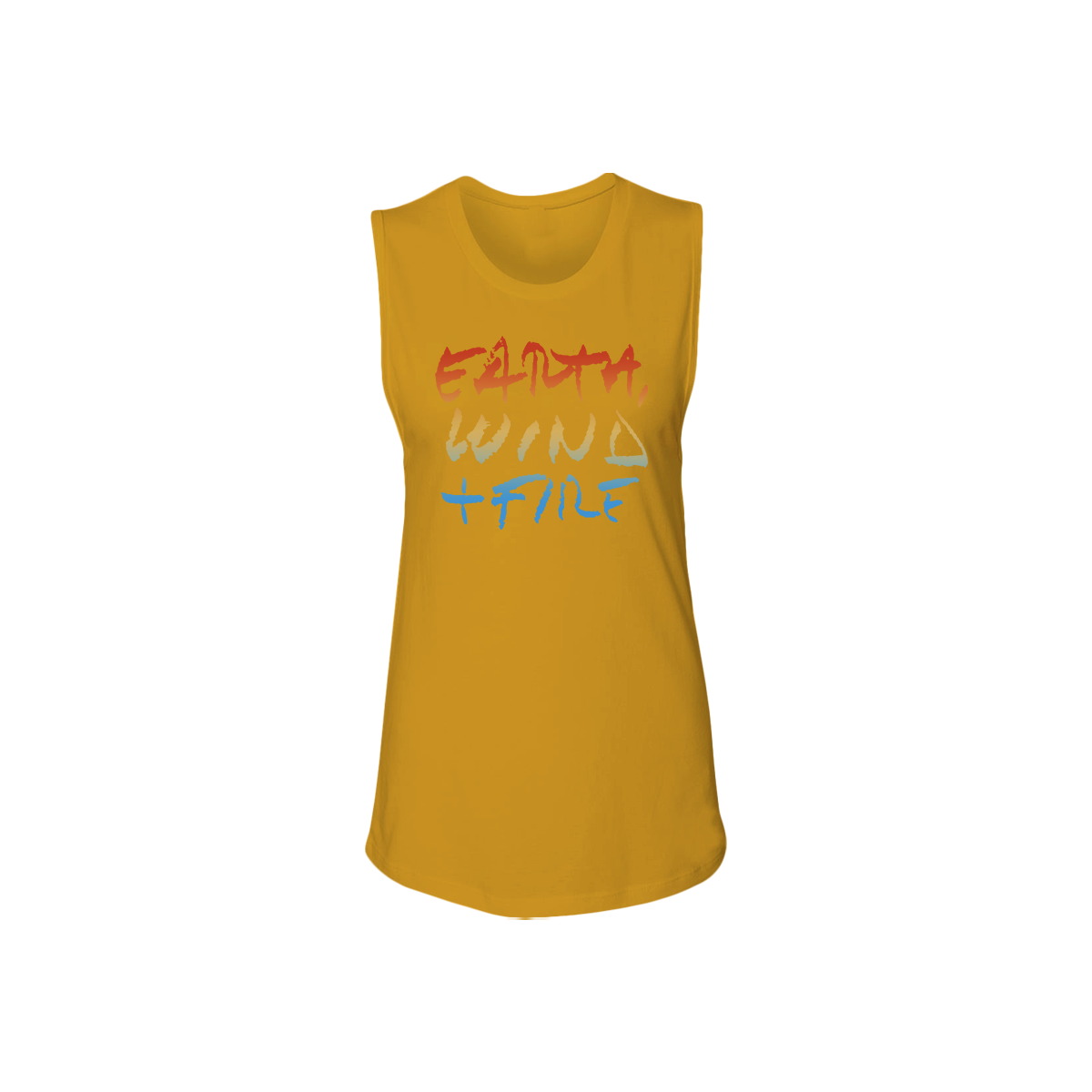 Earth, Wind & Fire Gradient Logo Tank