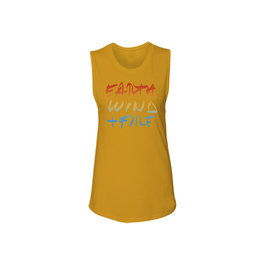 Earth, Wind & Fire Gradient Logo Tank