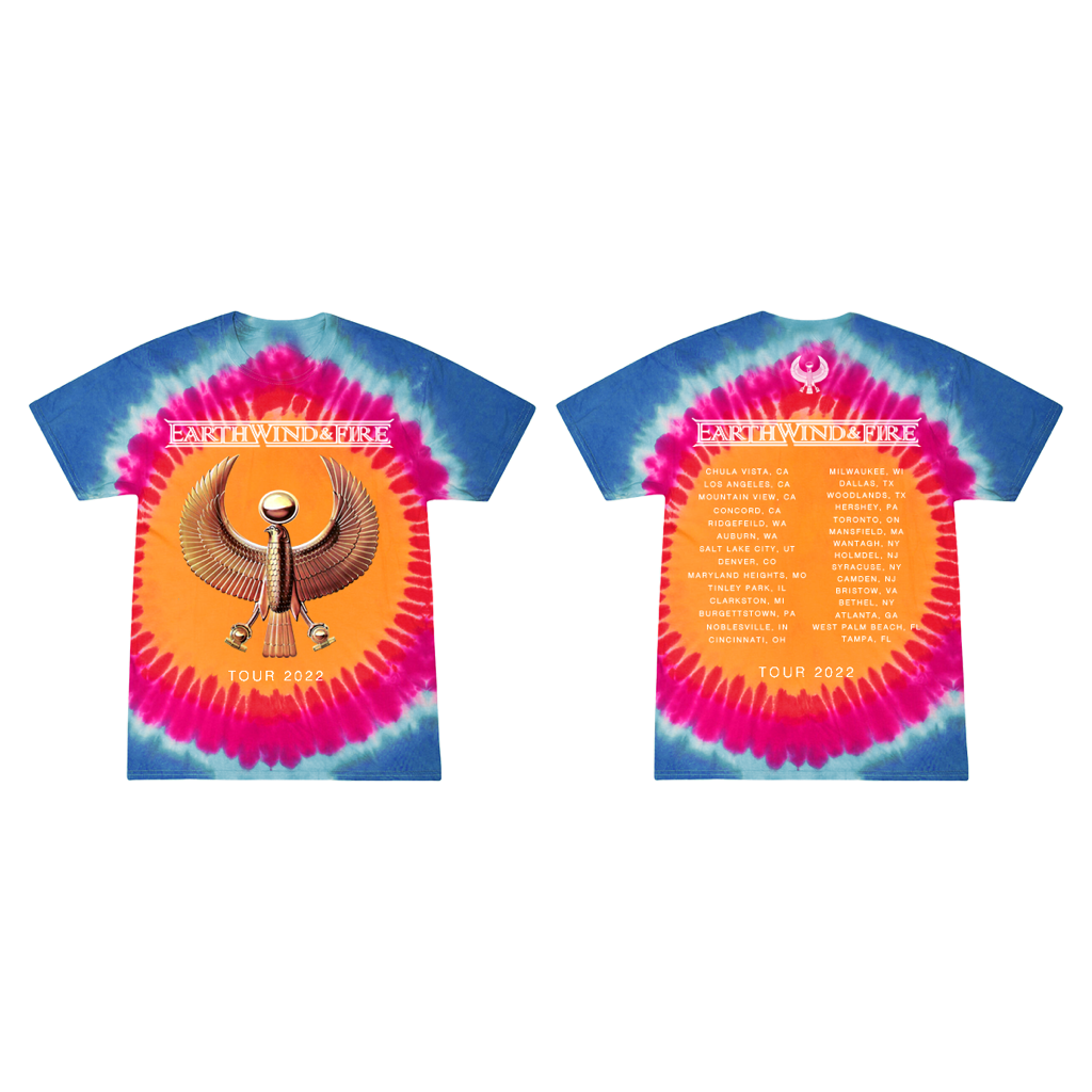 Earth, Wind & Fire Tie-Dye Tour T-Shirt