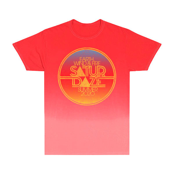 SATURDAZE RED GRADIENT TEE