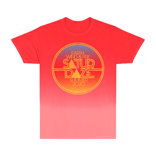 SATURDAZE RED GRADIENT TEE